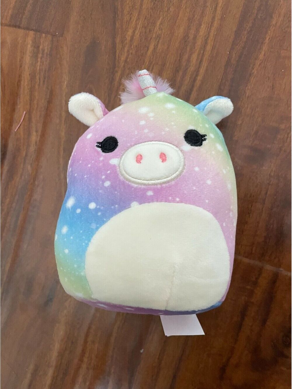 NWOT Squishmallows 5” PRIM Rainbow Galaxy Stars Unicorn Metallic Spots Plush